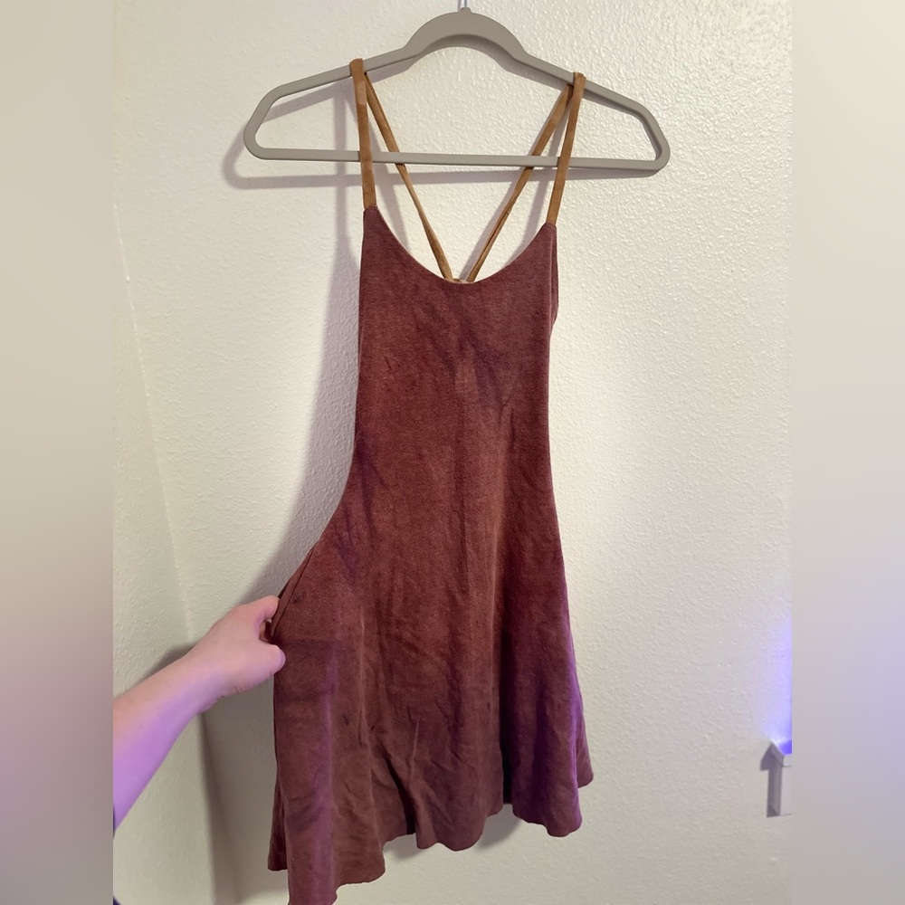 Pacha Apparel Herbal Dyed Organic Hemp Skater Dress